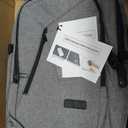 WENIG Laptop Backpack,Business Travel Anti Theft Backpack for Men Women with USB Charging Port,Slim Durable Water Resistant Computer Backpack Fits 15.6 Inch Laptop Notebook,Grey