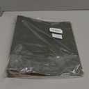 Leather D Ring Binder Fits 8.5"x11" Letter Size Paper, 1.5 Inch EZD Ring Binders Holds 400 Sheets, Notepad Paper Cover Loose Leaf Organizer with Inner Pockets, Green Tree