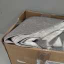 8x10 Area Rugs, Machine Washable Low Pile Floral Rugs for Living Room, Bedroom, Large Boho Area Rug with Non-Slip Backing for Dining Room(Pink Bloom)