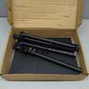 Projector Stand, 33LB Load Bearing & 22-55" Height Adjustable, for Projector/Laptop/DJ Gear, Outdoor/Office/Studio - Stable Base (Black)