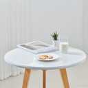 20 Inch Clear Round Table Cover Protector, 1.5mm Thick Plastic Desk Protector Mat, Round Waterproof PVC Desk Cover, Vinyl Placemats for Circle Desktop, Coffee Table, Dining Room Table