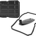 Transmission Oil Pan Kit w/Trans Oil Filter Compatible with NAG1 W5A580 Transmission Compatible with Dodge Challenger Charger Magnum Nitro Compatible with Jeep Wrangler Grand Cherokee Commander