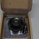 21 Pieces Leather Circle Cutter Tool Set, Hole Punch Tools with 1-12mm 15 20 25 30 35 40 45 50 55mm, High Carbon Steel Round Cutting Dies, Hole Punch Tool Kit for DIY Leather Crafts