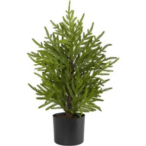 Nearly Natural 2ft. Norfolk Island Pine Natural Look Artificial Tree in Decorative Planter