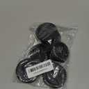 MECCANIXITY 8pcs T-Shaped Silicone Plugs 51.3mm 2 Inch Dia Snap in Plug Hole Seal Cover Round Rubber Stopper for Kitchen Rubber Bulkheads Waterproof Sealing Plugs Black