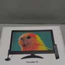 Prechen 15.6 Inch 1080P Portable TV F HD Flat Screen Small TV with ATSC Tuner Antenna,Remote/HDMI/USB/AV/VGA Input, Suitable for Kitchen Bedroom RV Camper