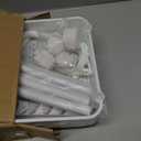 Diaper Caddy Organizer, 3-Tier Movable Diaper Cart with Wheels, Newborn Essentials Must Haves, Diaper Caddy for Wipes & Diapers, Baby Registry Search - Plastic White