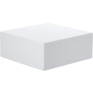 Crafare Craft Foam Blocks 10X10X4 Inch Polystyrene Squares Foam Block for Crafting for Arts School Projects Sculptures Floral Arrangements Modeling and Centerpieces