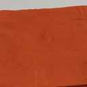 ZOCAVIA Women's Cotton Linen Shirts Summer Casual Boho Floral Short Sleeve Buttons Decor Blouse Tops Oversized Loose Fit Round Neck Graphic Ladies Tunic T Shirts Solid Brick Red Size XL