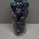 XmasExp 60mm/2.36" Christmas Ball Ornaments Shatterproof Christmas Ornaments Set Decorations for Xmas Tree Balls - 24ct (2.36'', Blue)