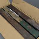 TIMRIS Set of 3 Rustic Distressed Wood Nesting Crates, Farmhouse Decorative Wooden Storage Boxes, Large Vintage Reclaimed Wood Baskets for Display (Random)