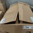 3 Pack 50L Black Collapsible Storage Crate Wooden Lid Stackable Bin for Garage RV Car