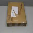 Stylstoreazy Bread Box for Kitchen Countertop, Double Layer Large Capacity Bamboo Bread Storage Container with Acrylic Wavy Door Panel for Kitchen Counter, Cabinet, Pantry(Black)