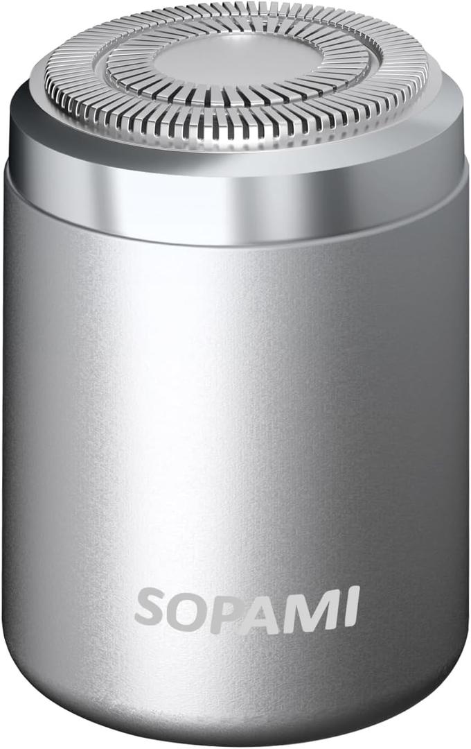 SOPAMI Mini Shaver, Mini Electric Shavers for Men, Mini Electric Shaver, USB C Rechargeable Waterproof Electric Razor Trimmer
