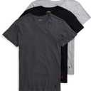 POLO RALPH LAUREN Classic Fit Undershirt w/Wicking 3-Pack Crews Andover Heather/Madison Heather/Black XL