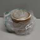 SiliFine 100 Sets Disposable Individual Charcuterie Cups with Lids Clear Plastic Cupcake Container Gold Cocktail Picks Appetizer Disposable Wooden Forks for Wedding Birthday Dessert Display