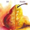 Ampersand Art Supply Gesso Wood Painting Panel: Museum Series Gessobord, 11" x 14", 1/8" Flat Profile