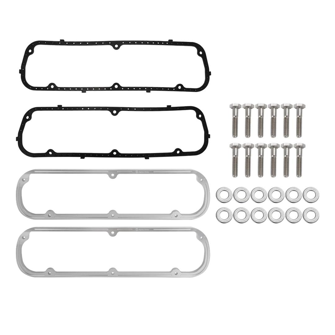 Valve Cover Spacer and Gasket Kit for Ford 289 302 351W SBF V8