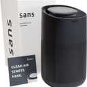Sans HEPA 13 Air Purifier - Black - 1560ft Ultra-Quiet Home Air Purifier, Pre-Filter, Activated Carbon, UV-C Light, Protect from Odors, Smoke, Pollutants, Allergens, Dust, Dander, Harmful Chemicals