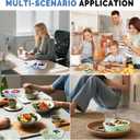 2 Pack Reusable Snack Containers with Lids, Double Compartment Silicone Snackle Box Container for Salad Sauce Condiments Snack, Small Mini Food Snackle Boxs for Lunch, Travel, Office, Picnic