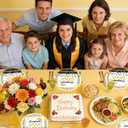 2 x White Graduation Decorations 2026 Deals,9 Inch White Plates and Napkins Set of 20, Class of 2026 Plates and Napkins for Congrats Grad Party Decorations