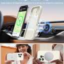 2 x Goodon Magnetic for iPhone 16 Pro Case with Screen Protector - Wireless Charging Compatible - Full Camera Protection - Shockproof Protective Silicone Phone Case for Men Women Girls - Ivory