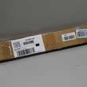 No Drill Blackout Cellular Shades for French Doors, 1 Pack, 25"x70", White
