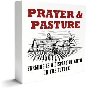 Farm Gifts for Women Men, Farmer Farming Gifts for Women Men Dad, Christmas Birthday Gifts for Grandpa Dad Farmers, Farming Home Office Decor, Christian Farm Farmer Decorations for Home, In The Future