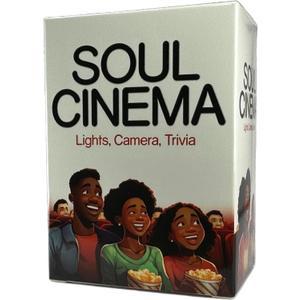 Soul Cinema : The Ultimate Black Film Trivia Game - 100 Cards Celebrating Classic Movie Magic, Perfect for Family Game Night, Cookouts, Parties, Reunions, and More!