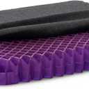 Purple Royal Seat Cushion, Portable 2 Inch Gel Seat Cushion, GelFlex Grid | Handles for Car, Office Chair, Stadium - Pressure-Reducing for Hard Seats, Temperature-Neutral, No-Slip - Made in USA