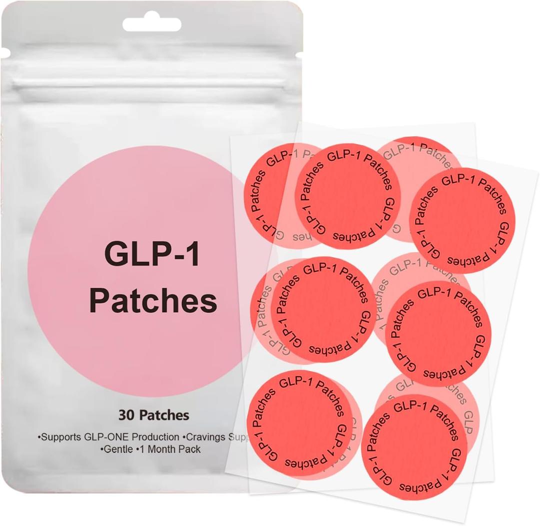 GLP-1 Patches, Suitable for Male and Female GLP-1 Body Care Patches, can be Applied to Various Parts of The Body, 30 Count, Pack of 2