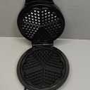 Mueller Heart 5 Waffle Maker, Norwegian Waffle Iron, Adjustable Browning Control & Nonstick, Cool Touch Handle, Easy to Clean, Small Kitchen Appliances