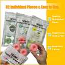 32 Donut Soy Scented Wax Melts Wax Cubes Strong Scent for Warmers Non Toxic Candle Melts Apple Cinnamon Vanilla Jasmine Cucumber