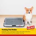 Glad for Pets Puppy Potty Training Pad Holder Tray, Fits 23 In Pads