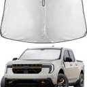 Econour Windshield Sun Shade Compatible for Ford Maverick 2022-2024 2025 2026 Sun Shade Front Windshield Sun Visor Foldable Thicker 5-Layer Block Heat and Sun UV Rays | Car Accessories