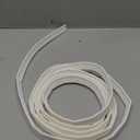 118 Wedge-Shape Foam Window Weather Stripping Door Seal Strip,Soundproofing Frame Winter Insulation Tape for Exterior Front Door,Noise Cancelling Window Inserts,Door Gap Filler Light Blocker,White