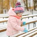 3 Pairs Kids Knitted Mittens Toddler Winter Gloves Boys Magic Five Finger Warm Mittens 1-9 Years