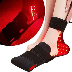 LED Red Light Therapy for Feet & Body, CAMECO 640nm & 660nm & 880nm Infrared Light Therapy Belt for Foot Pain & Neuropathy, Wearable Foot Therapy Wrap, Timer, 3 Temperature Setting
