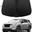 2026 Upgrade Front Windshield Sunshade for Nissan Pathfinder 2022-2026 Reflector Foldable Car Shade Automotive Windshield Sunshades for Nissan Pathfinder Windshield Sun Shade |Keeps Your Vehicle Cool|