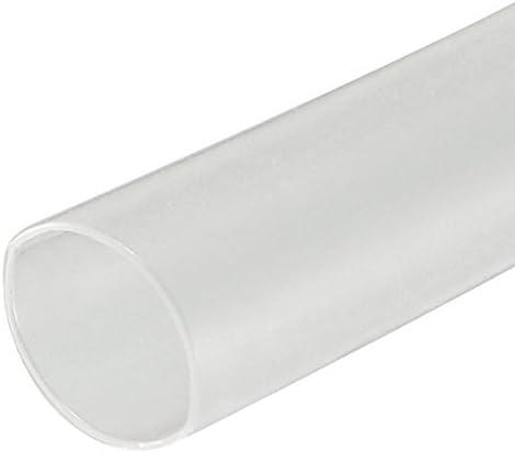 Pack of 2 uxcell Heat Shrink Tubing 4.5mm Diameter 2:1 Heat Shrink Tube Wrap Cable Sleeve 1m Clear