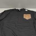 Leopard Print Pocket | Cool Animal Lover Cheetah Gift T-Shirt (Small, Black)