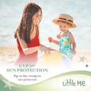 Little Me Baby-Girls Little Girls' UPF 50+ Sun Protection One Piece Swimsuit (4T, Pink Ice Cream Stripe)