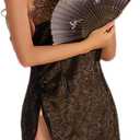 SINGUYUN Women Sexy Anime Cosplay Lingerie Chinese Cheongsam Dress High Split Bodycon Nightgown Qipao Babydoll Outfit L