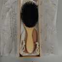 Belula 100% Boar Bristle Hair Brush Set (Medium). Soft Natural Bristles for Thin and Fine Hair. Restore Shine And Texture. Wooden Comb, Travel Bag and Spa Headband Included!