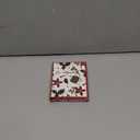 Mulumu Christmas Tree Ornament Picture Frame Metal Hanging Pendant Holiday 2.5" Photo Frame Charm Decorative of Pets, Baby First Christmas, Family (Heart White)