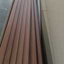 Art3d Slat Wall Panels, WPC Soundproof 3D Wall Paneling for Interior Wall Decor, TV Background, 8-Pack 96 x 6 in. Teak
