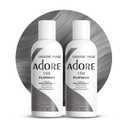Adore Semi Permanent Hair Color (150 Platinum) | Vegan & Cruelty-Free Gray Hair Dye | No Ammonia, No Peroxide, No Alcohol | 4 Fl Oz Each (Pack of 2)