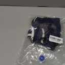 Navy Blue and White Striped Knit Tank Top, Small