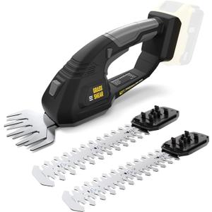 VERVEWAVE Cordless Hedge Trimmer & Grass Shear Compatible with Dewalt 20V Battery, 2 in 1 Handheld Electric Shrubbery Trimmer, Bush Trimmer for Yard & Garden, Lawn(Tool Only)