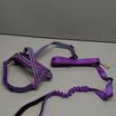 SlowTon No Pull Small Dog Harness and Leash Set, Puppy Soft Vest Harness Neck & Chest Adjustable, Reflective Lightweight & Anti-Twist Pet Lead Combo for Small Medium Dogs (PU-Front Clip, M)